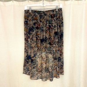 Zara high-low skirt size M